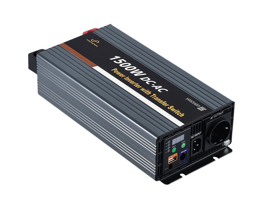 転送スイッチ付き 1500W 純正弦インバーター